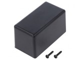 Carcasă universală SMART ABS neagră 38x71x41mm