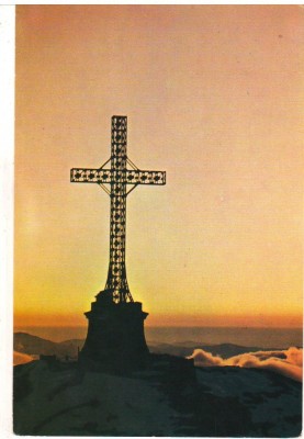 CPI B14160 CARTE POSTALA - MUNTII BUCEGI. MONUMENTUL EROILOR DE PE CARAIMAN foto