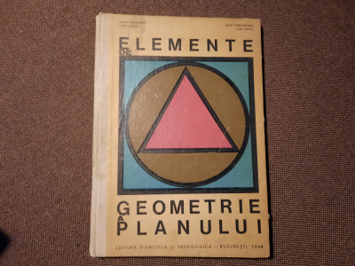 Adolf Haimovici s.a. - Elemente de geometrie a planului--RF13.0 foto
