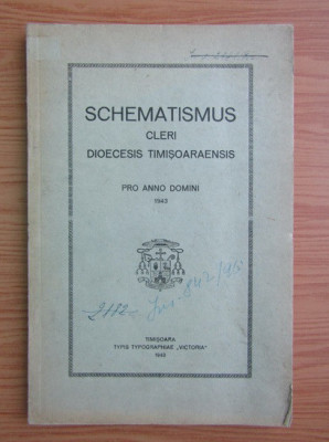 SCHEMATISMUS CLERI DIOECESIS TIMISOARAENSIS (SEMATISM/SEMATISME) foto