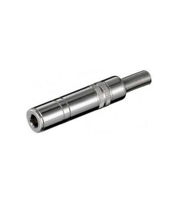 Mufa Jack 6.35 mm stereo mama metal Goobay foto