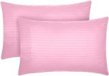 Set 2 huse perna din damasc, densitate 130 g/mp, Roz, 70/70cm