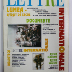 REVISTA '' LETTRE INTERNATIONAL '', EDITIA ROMANA , IARNA 1992- 1993