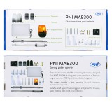 Kit Automatizare Porti Batante PNI MAB300, 2 Motoare 40W, Telecomenzi, Fotocelule, Lampa, Poarta Max 2.5m/200kg