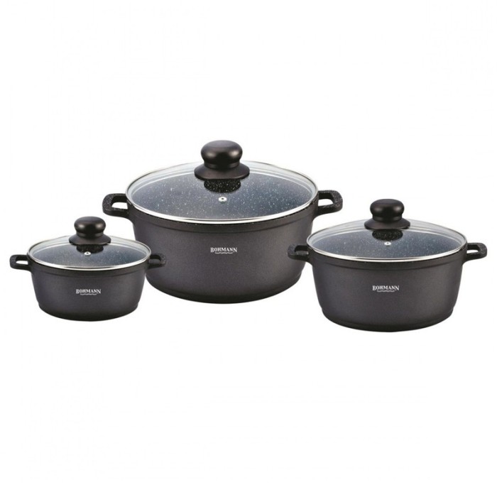 Set oale Bohmann, 6 piese, capace incluse Set oale Bohmann, 6 piese, capace incluse