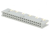 Soclu IDC Mamă 40 PIN THT Aurit 3A 2,54mm