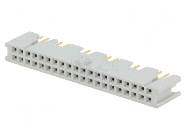 Soclu IDC Mamă 40 PIN THT Aurit 3A 2,54mm