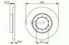 Disc frana FORD TRANSIT platou / sasiu (2006 - 2014) BOSCH 0 986 479 A34