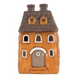 Cumpara ieftin Candela Casuta Craciun ceramica multicolora 23x17x37 cm