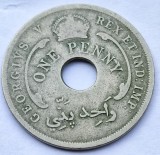 263. Moneda Africa de Vest Britanica 1 penny 1915 (H)