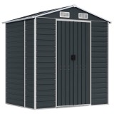 Cumpara ieftin Sopron de gradina, antracit, 191x130x198 cm, otel galvanizat
