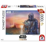 Puzzle 1000 piese, Thomas Kinkade - Star Wars - Mandalorian - O noua directie, Schimdt