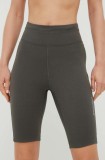 Cumpara ieftin Houdini pantaloni scurti sport Adventure femei, culoarea verde, neted, high waist