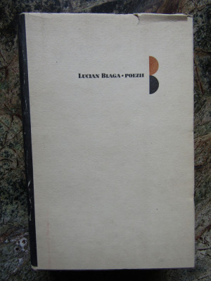 Lucian Blaga - Poezii - Editura pentru Literatura 1967 foto