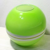 Cumpara ieftin Vază de artă din sticlă suflată,verde de măr-Barbro Wesslander