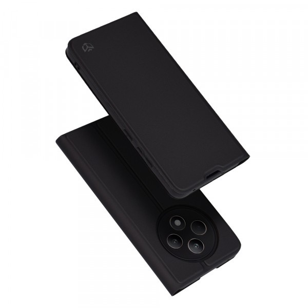 Husa pentru Oppo Reno12 FS 5G / Reno12 FS 4G / Reno12 F 4G / Reno12 F, Techsuit, Magskin Book, Neagra