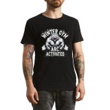 Tricou Barbati Muschi si Sarcasm, stil gym wear, negru, Marimea XL
