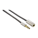 Cablu audio extensie Aluline Hama, jack 3.5 mm, 2 m, Cabluri jack