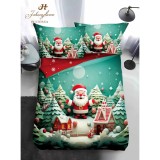 Cumpara ieftin Lenjerie de pat 1 Persoana - Model de Craciun - SPR404008