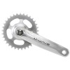 Angrenaj Pedalier Bicicleta Pegas 38T Argintiu, Brat 170mm, Compatibil 5/6/7/8 Viteze