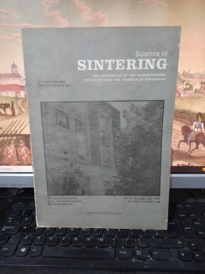 Science of Sintering, nr. 1, vol. 27, ian-apr. 1995, Belgrad, 216 foto