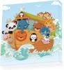 Set Pictura Diamante Arca lui Noe Diamond Dotz&reg; 28x28cm, Joc Creativ Animale, Arta DIY, Joc Educativ, Tablou Decorativ, +4500 Cristale
