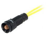 Lampă de control LED portocalie 230V IP40 &Oslash;11mm