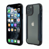 Husa Vetter Smart pentru iPhone 11 Pro Max, Soft Edge and Clear Back, Navy Albastru