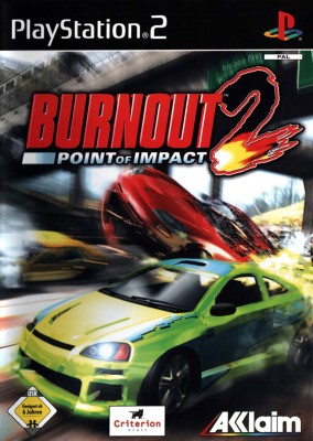 Joc PS2 Burnout 2 Point Of Impact PlayStation 2 de colectie retro foto