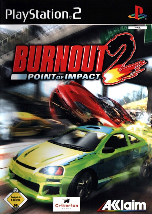 Joc PS2 Burnout 2 Point Of Impact PlayStation 2 de colectie retro