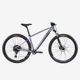 Bicicletă MTB EXPL 520 29&quot; Gri-Roșu DAMĂ, Rockrider