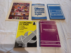 Pachet 5 carti despre ECONOMIA DE PIATA - capitalism &amp;amp; privatizare foto