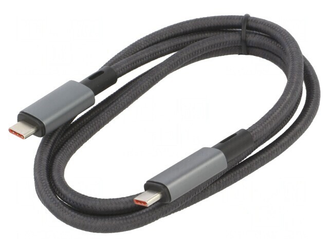 Cablu USB 4.0 USB-C 1m Negru