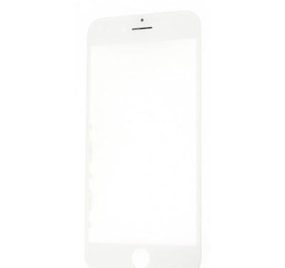 Geam sticla iPhone 7, Complet, White foto