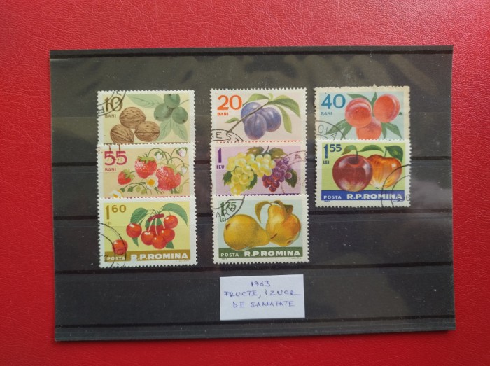 1963 - FRUCTE, IZVOR DE SANATATE ( 1 )