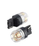 Set 2 Becuri led o faza T20 7440 W21W 15SMD 12V CANBUS Lumina alba