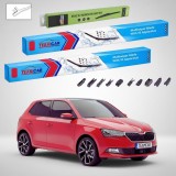 Cumpara ieftin Ștergătoare Skoda Fabia III NJ3 2014-2021 | Set Față și Spate &ndash; TeamCar&reg;