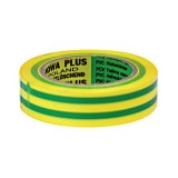 BANDA IZOLATOARE ATESTATA 19X0.15MM / 20M VERDE-GALBEN