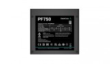 SURSA DeepCool PF750D, 750W (real), 120mm silent fan, 80 PLUS White, 4x PCI-E (6+2), 6x S-ATA &quot;PF700&quot; &quot;R-PF750D-HA0B-EU&quot; (timbru verde 2 lei)