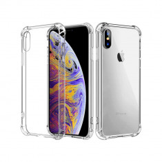Husa pentru Apple iPhone X, iPhone 10 Techsuit Shockproof Silicone Transparent