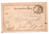 Austria &Ouml;sterreich 1890 Postal History Rare, Postal Card Wien to Prague D.051