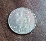 C50 - Moneda foarte veche - Argentina - 25 centavos - 1993, America Centrala si de Sud