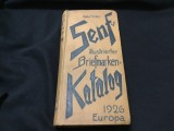 catalog de timbre vechi in limba germana - Gebruder Senf illustrierter Briefmarken Katalog Europa anul 1926 / 888 pagini !
