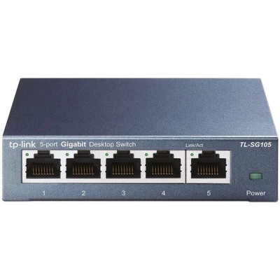 Switch TP-Link TL-SG105s, 5 port, 10/100/1000 Mbps foto