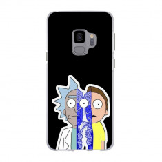 Husa compatibila cu Samsung Galaxy S9 Silicon Gel Tpu Model Rick And Morty Connected