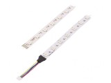 Bandă LED RGB 4,5W 5V 60 diode 1004x10mm