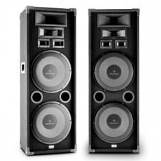 Auna PA-2200 set de 2-game complete HiFi PA Speaker 2x12 &amp;amp;quot;Woofer 2000W max. foto