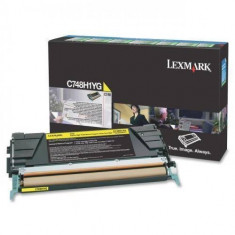 Consumabil Lexmark Consumabil toner pt C748 Yellow High Yield Return Program Toner Cartridge10000 pages foto