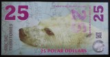 Cumpara ieftin Bancnota - Fantezie 25 DOLARI POLARI - TERITORIILE ARCTICE, ND * Cod 744 A = UNC