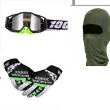 Cumpara ieftin Set accesorii moto -off road-atv-bicicleta-tricicleta:Ochelari,manusi si cagula, set Marime M